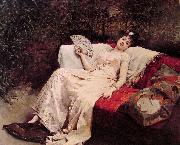 Reclining Lady unknow artist